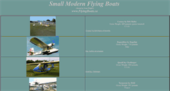 Desktop Screenshot of flyingboats.ca